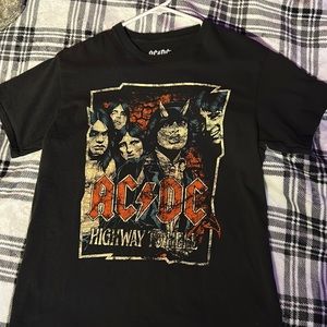 shirt, ac/dc size medium